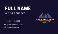 Roof Carpentry Paintbrush Business Card