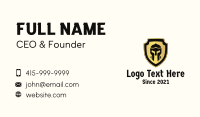 Gladiator Helmet Shield  Business Card