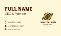 Coffee Bean Planet  Business Card Design