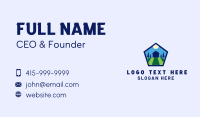 Organic Barn Field Business Card Design