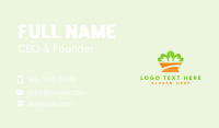 Green Crown Plant Business Card