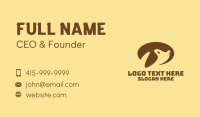 Brown Dog Veterinary Business Card Design