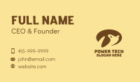 Brown Dog Veterinary Business Card