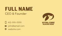 Brown Dog Veterinary Business Card