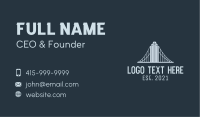 Tourist Bridge Structure Business Card