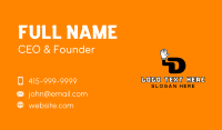 Letter D Business Card example 1