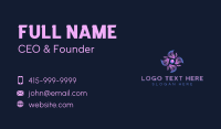 Technology Propeller Flower Business Card