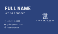 Media Advertising Letter C Business Card