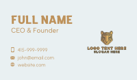 Tiger Safari Animal Business Card