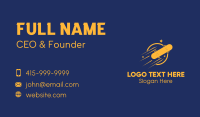 Fast Star Skateboard Business Card