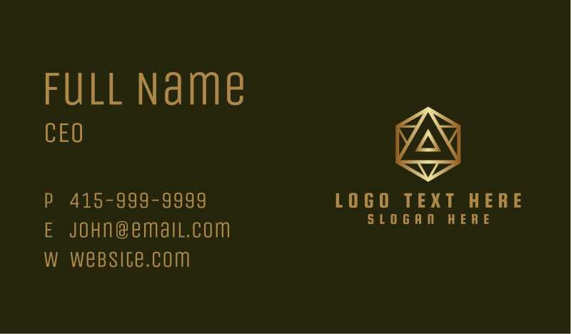 Deluxe Business Card example 4