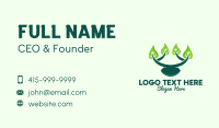 Growing Branch Leaves  Business Card