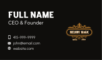 Fancy Business Card example 4