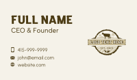 Cow Pasture Agriculture Business Card