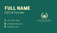 Royal Crown Garland Business Card