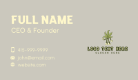 Playful Hemp Mascot Business Card