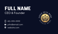 Royal Elegant Crown Business Card