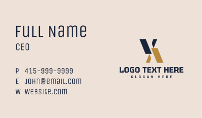 Luxury Minimal VA Business Card Image Preview