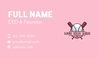 Baseball Bat Sports Business Card