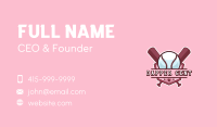 Baseball Bat Sports Business Card Image Preview