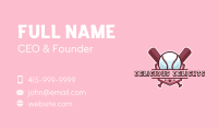 Baseball Bat Sports Business Card Image Preview