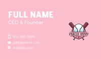 Baseball Bat Sports Business Card Image Preview