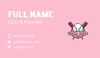 Baseball Bat Sports Business Card Image Preview