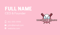 Baseball Bat Sports Business Card Image Preview