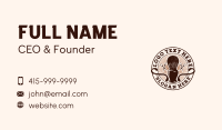 Barber Groomer Salon Business Card