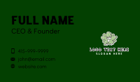 Cartoon Romaine Lettuce Business Card