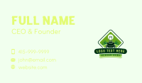 Mower Grass Lawn Business Card