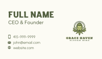 Weed Beard Cannabis Business Card Design