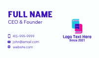 Text Book Chat Business Card