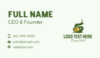 Land Snail Silhouette  Business Card