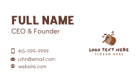 African Musical Drum Business Card