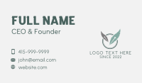 Acupuncture Business Card example 2