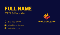 Fire Flame Media Business Card