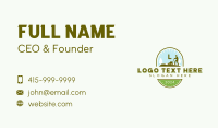 Lawn Mower Landscaping  Business Card