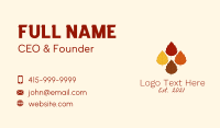 Falling Leaves Business Card example 2