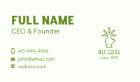 Marijuana Leaf Hookah Business Card