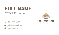 Residential House Roofing Business Card