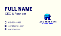 Pixel Game Developer Tech Business Card