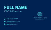 Global Tech Company Business Card Design