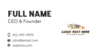 Super Car Vehicle Business Card Design