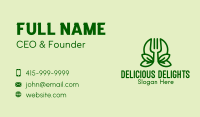 Casual Dining Business Card example 2