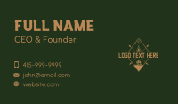 Nature Camping Travel Business Card
