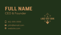 Nature Camping Travel Business Card Design