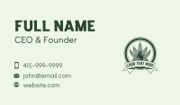 Medicinal Weed Extract Business Card Design