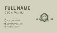Rustic Business Card example 1