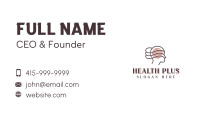 Brain Wave Mental Health Business Card Image Preview